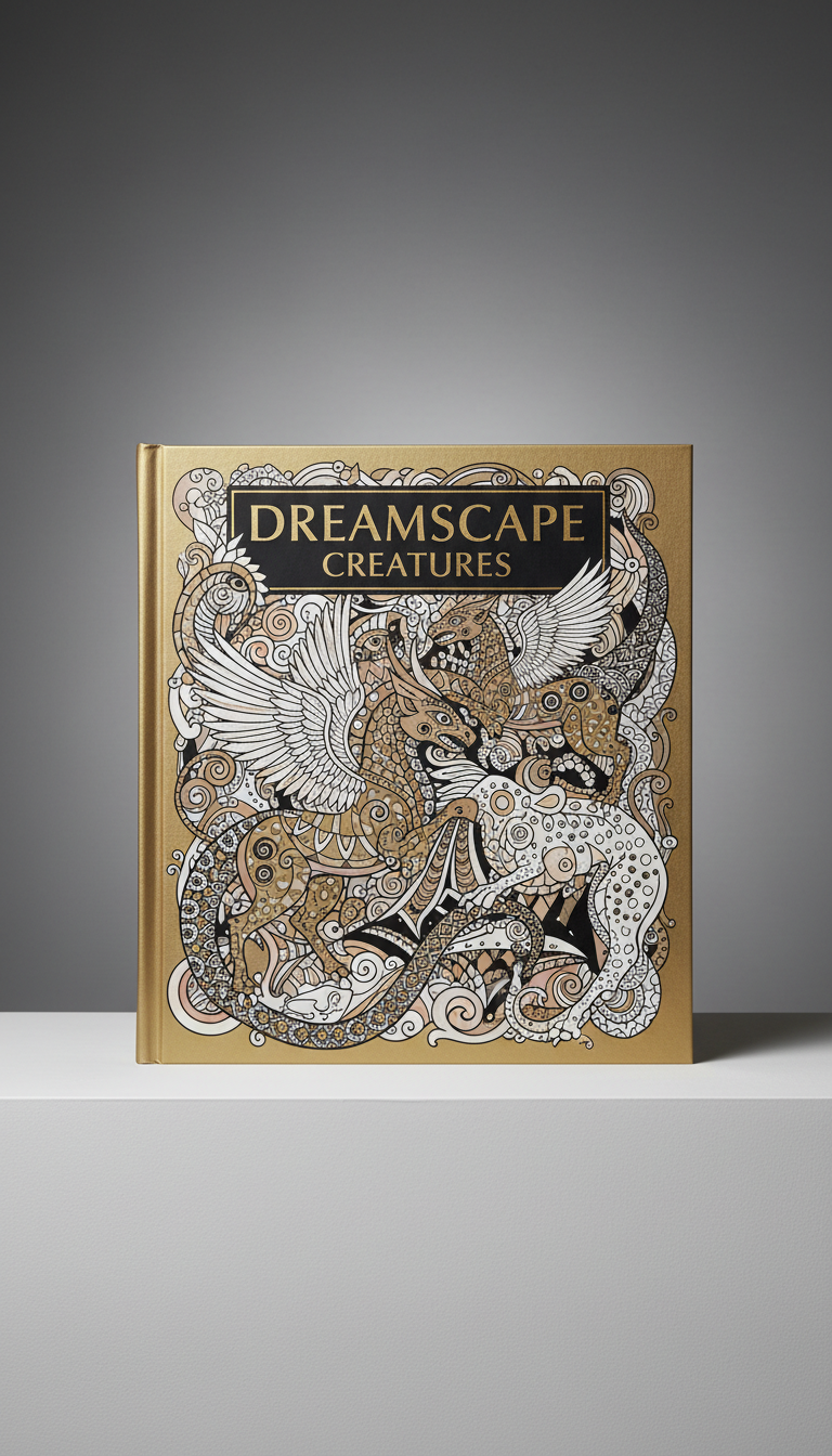 Dreamscape Creatures Oversized Activity Book
